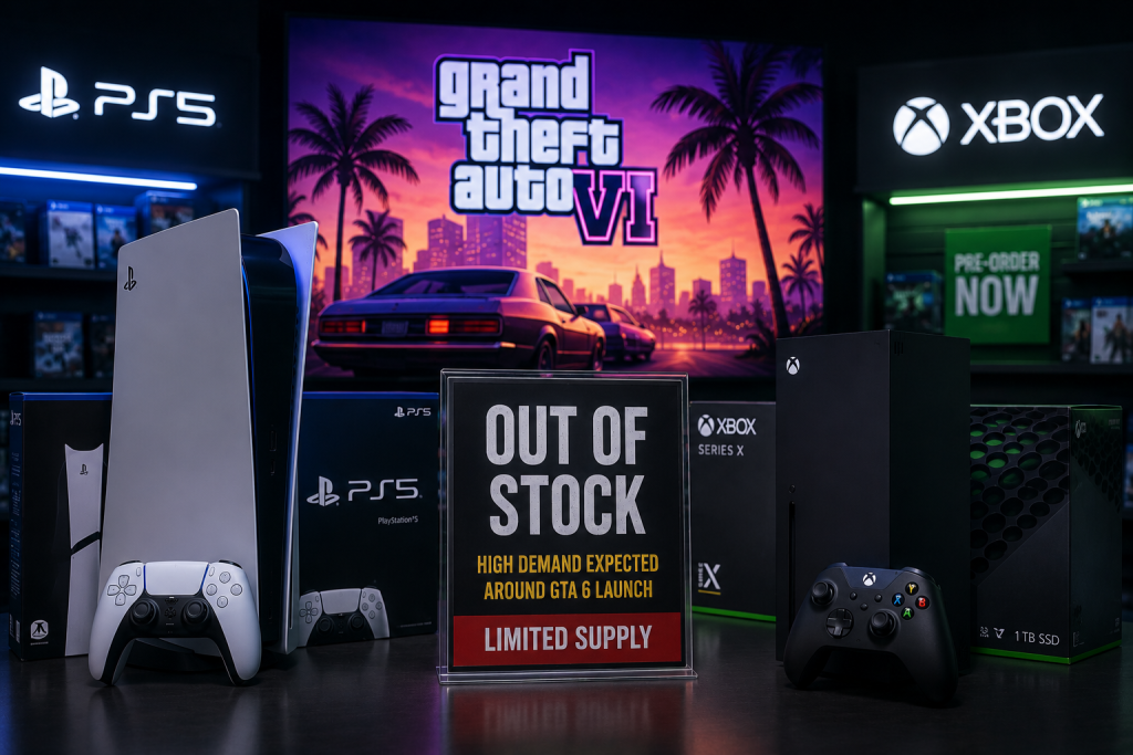 New report suggests retailers may run out of PS5 and Xbox stock ‘around the launch of GTA 6’ — ‘Demand will likely outstrip supply during the year end period’