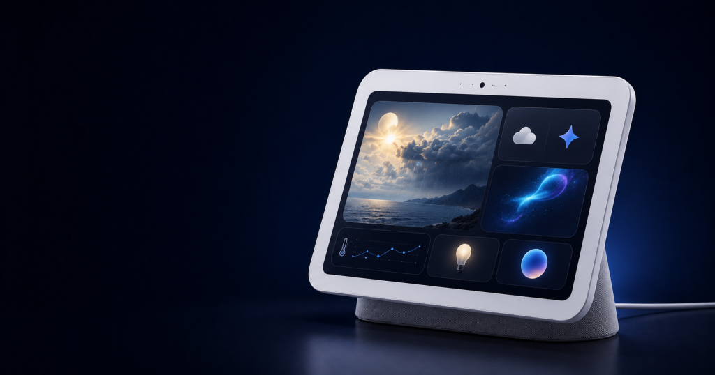 Gemini on Nest Hub redesigns weather and other knowledge answers