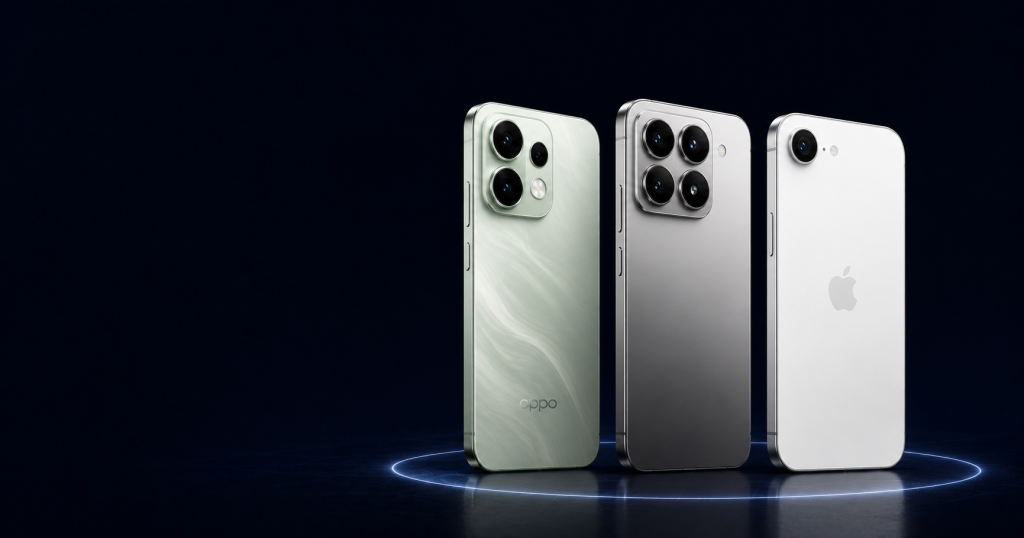 Oppo Reno 16 vs Xiaomi 17T vs iPhone 17e: Price in India, Specifications Compared Oppo Reno 16 vs Xiaomi 17T vs iPhone 17e: Price in India, Specifications Compared